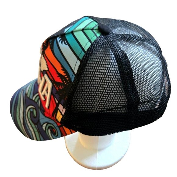 Aloha Men's Baseball cap Hawaiian Islands Embroidered Happy Shirts Adjustable - Picture 2 of 6